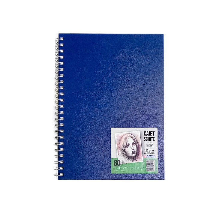 Caiet schite A4 80 file