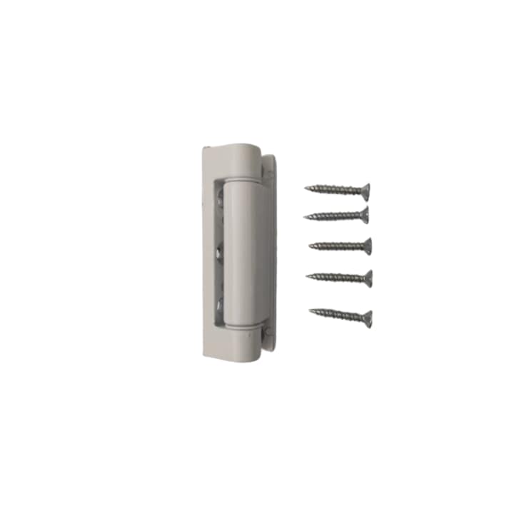 Balama simpla din aluminiu pentru fereastra PVC, 75mm, alb