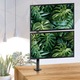 Állvány 2 monitorhoz Maclean MC-967, 13-27", 18 kg, fekete