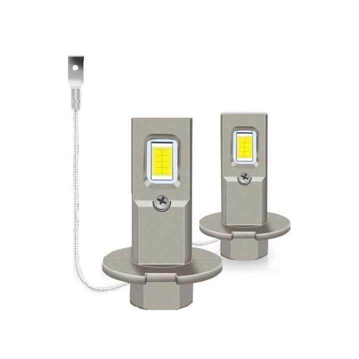 2x Led autós izzókészlet, H3, 120 W, hideg-fehér fény, 15 000 lumen, Miromoto®