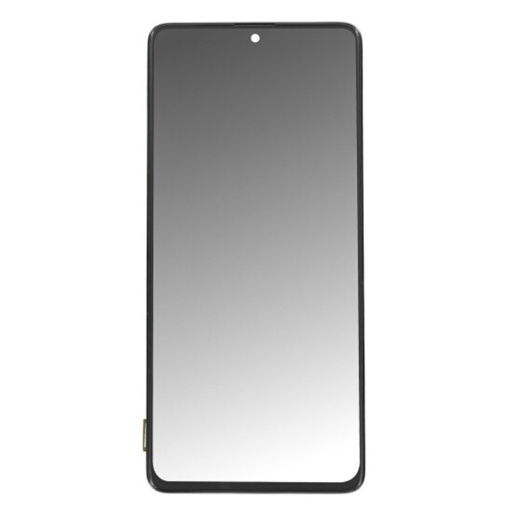 Ecran cu Touchscreen si Rama Compatibil cu Samsung Galaxy A71 4G (SM-A715) - Negru