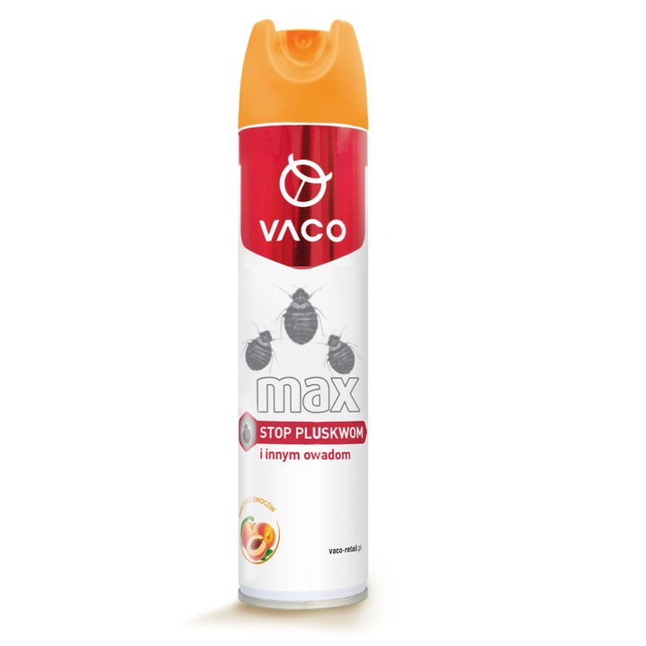 Pluszkanirtó spray, VACO, MAX, brzoskwiniowy illat, 300ml