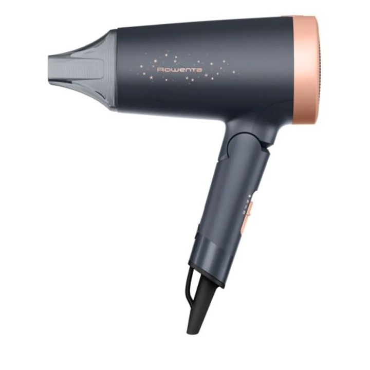 Сешоар ROWENTA Express Style Stellar CV1851F0, 1600 W, Effiwatts Technology, концентратор, 2 температурни нива, сиво и златно