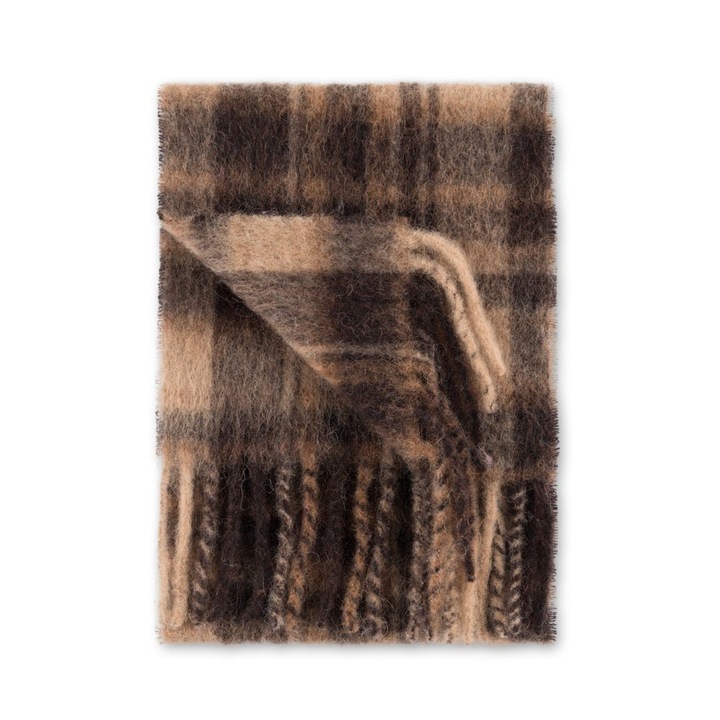 Esarfa dama Foret Airy Wool, textura pufoasa, Lana, franjuri clasice, multicolor