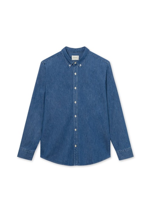 Camasa Foret Life, denim, Albastru