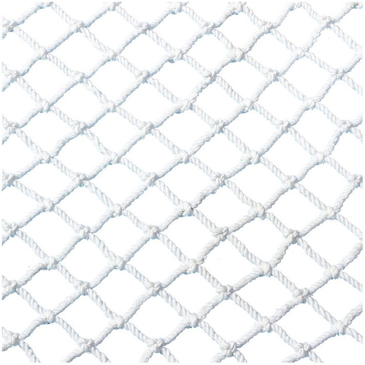 Plasa de protectie LPLND, nylon alb, impletita manual, 1x1m