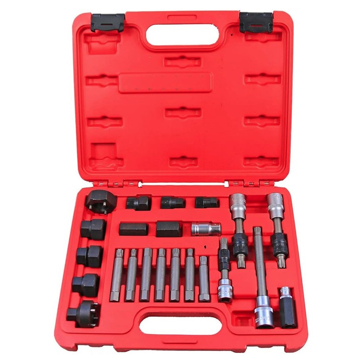 Set chei demontare si montare fulii de alternator, 24 piese