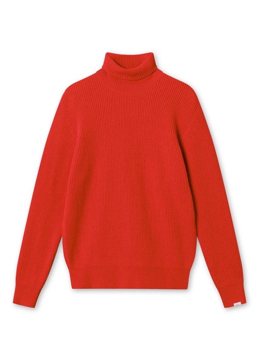 Pulover barbati, Foret, Marsh Rib minimalist, 57987, Rosu