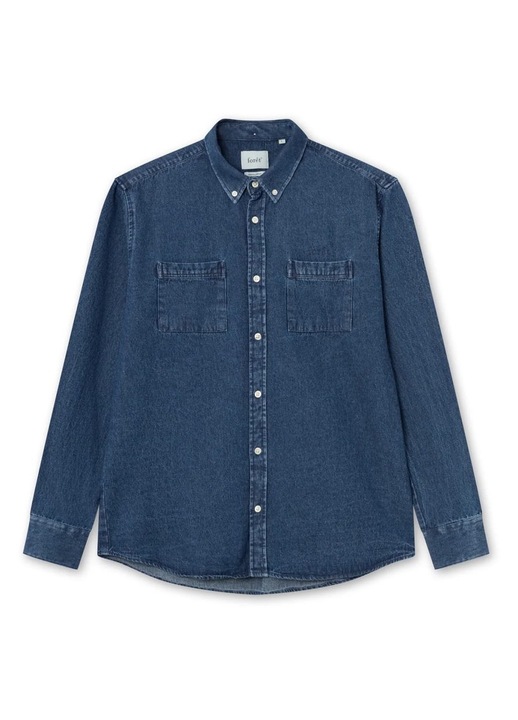 Camasa Foret Bear denim, Albastru inchis