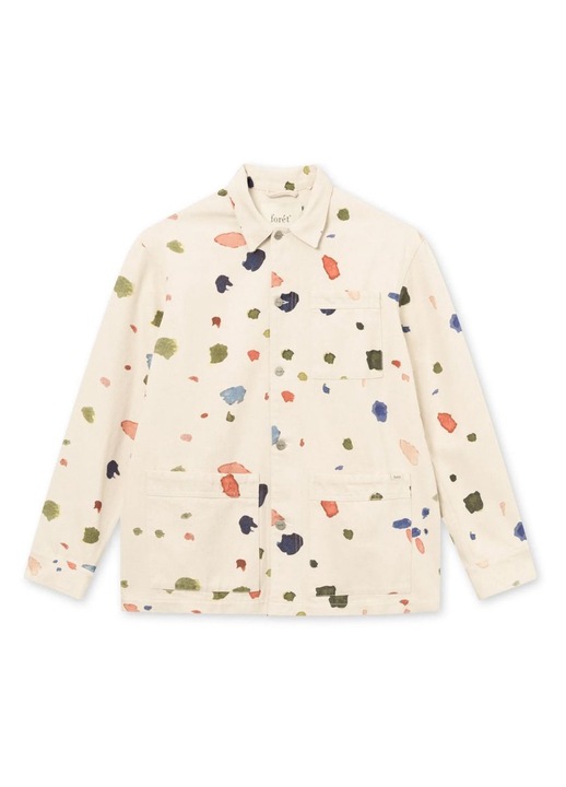 Tricou dama Foret Artwork Overshirt, bumbac organic, multicolor, XXL