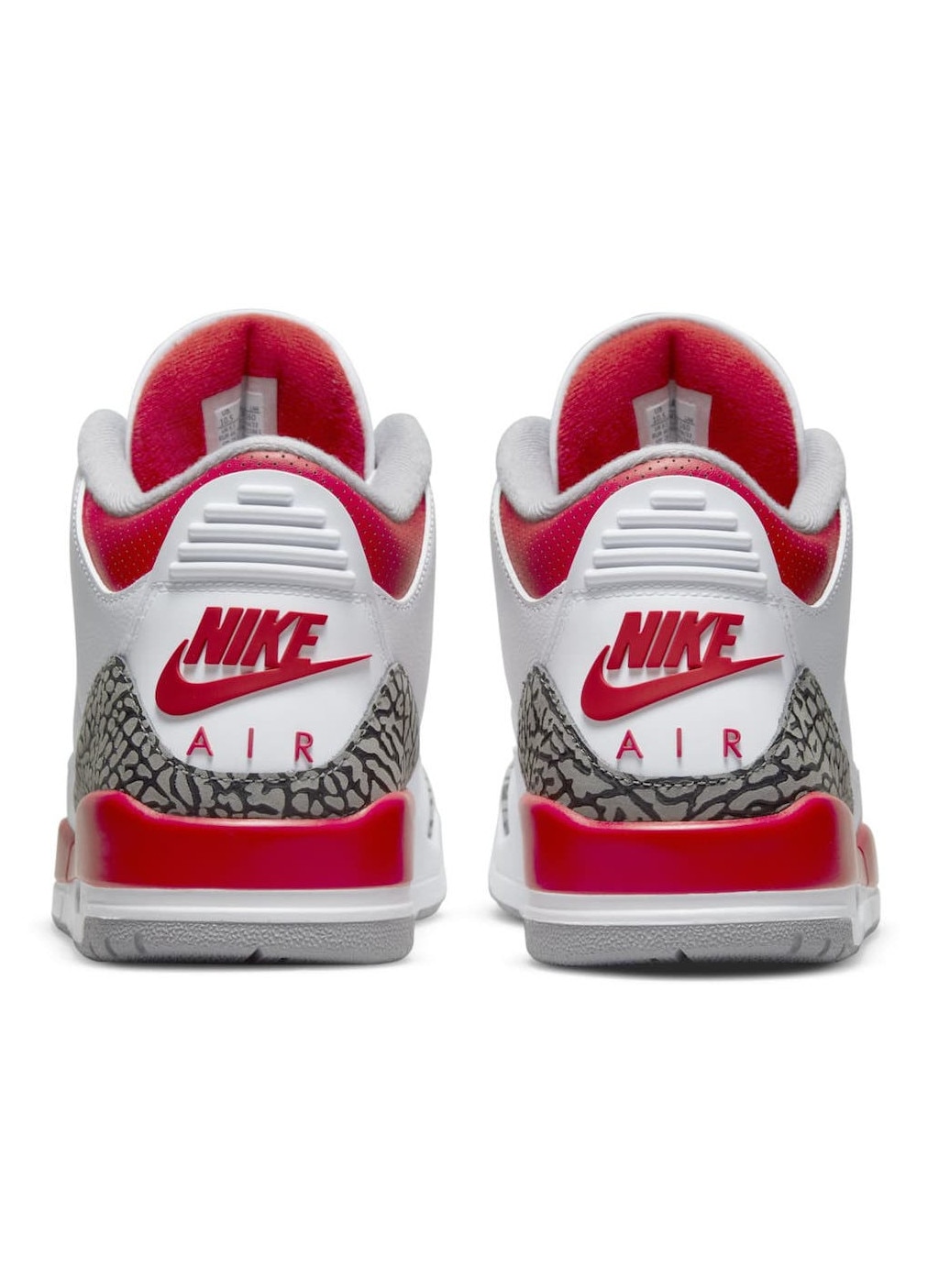 Pantofi Sport, Jordan, 3 Retro Fire Red, Rosu/Alb, 42 EU - eMAG.ro