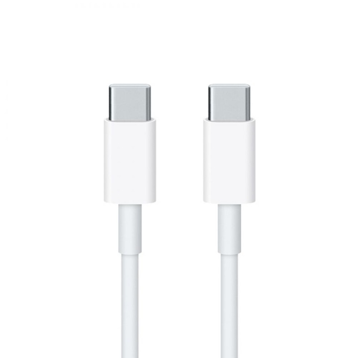 Adat- és töltőkábel, Type-C – Type-C, 5A, szupergyors töltés, 2m, kompatibilis Samsung S20 és S21 sorozat, Huawei, Oppo