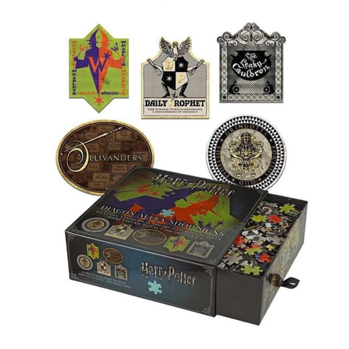 Puzzle Harry Potter, DEPOX®, Diagon Alley Shop Signs, 1000 piese