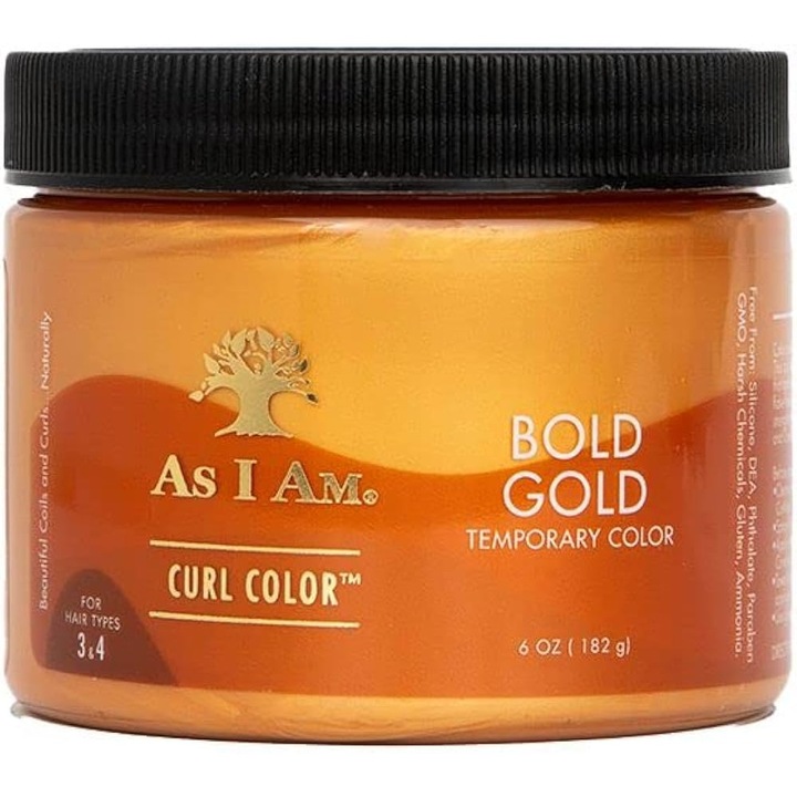 Gel colorant cu efect temporar, Auriu intens(Bold Gold), As I Am
