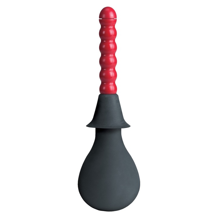 Irigator clisma, CalExotics, ABS, Rosu/Negru