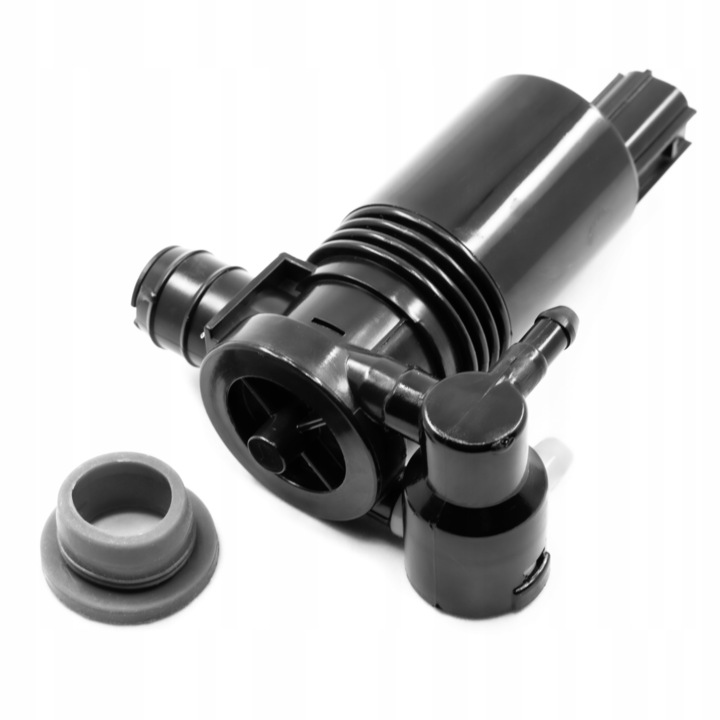 Ablakmosó szivattyú, Kompatibilis Forddal, Volvóval, Műanyag, Fekete