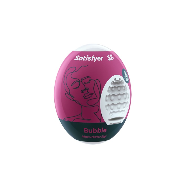 Vagina maszturbátor Satisfyer Egg Bubble 1 db