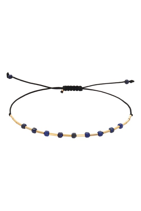 CORINA MARDARI, Bratara filata cu aur de 14K/20 si lapis lazuli, Auriu, Negru, Albastru