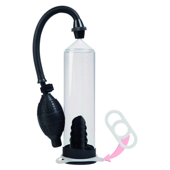 Стандартна секс помпа CalExotics Precision Pump, Прозрачна, 20x5.7см