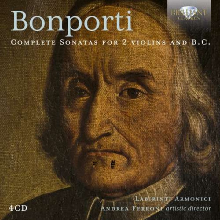 Labirinti Armonici & Andrea Ferroni - Bonporti: Complete Sonatas For 2 Violins And B.c. (4CD)