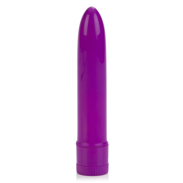 Vibrator traditional Neon Vibe, CalExotics, multi-viteza, mov, 11.5cm