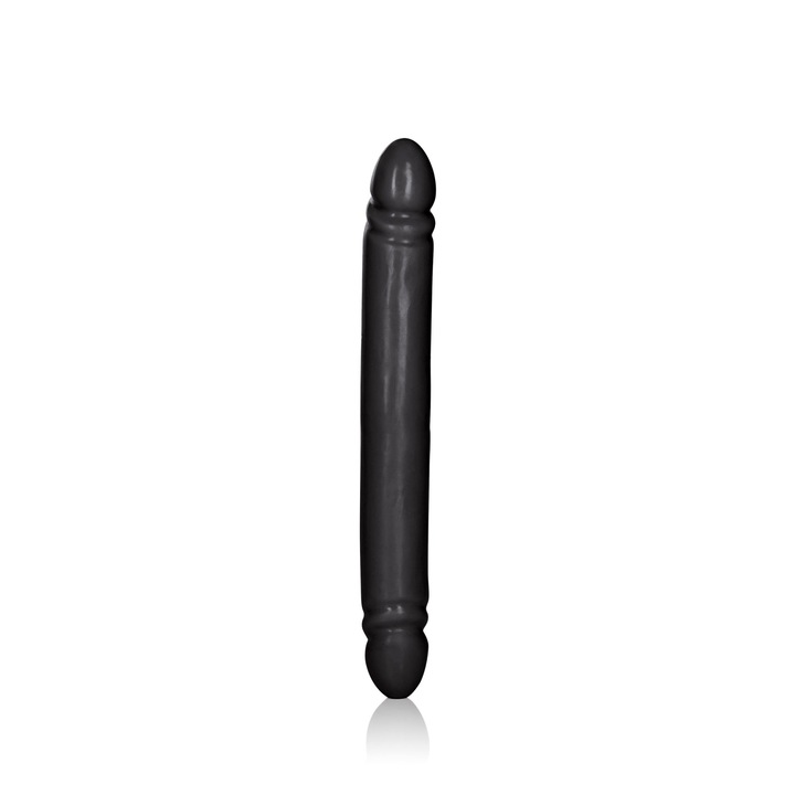 CalExotics Double Dildo, Realistic, Fekete, 30cm