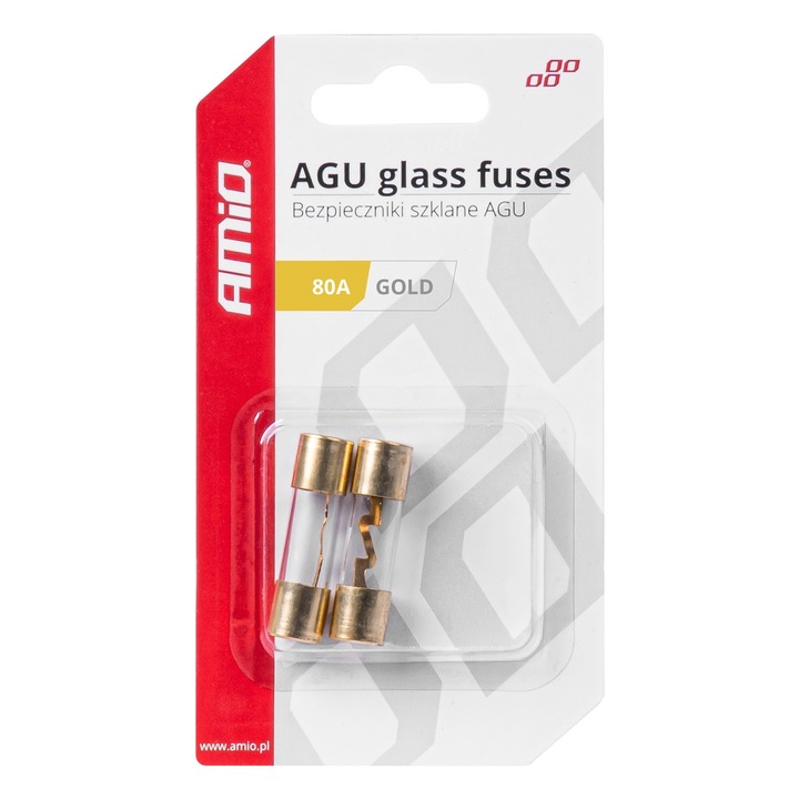 Set 2 sigurante subwoofer AGU 80A