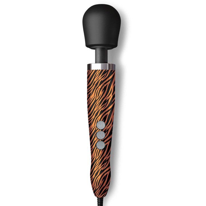 Aparat stimulare intima, Doxy, Die Cast, aliaj/silicon, intensitate reglabila, 6 cm