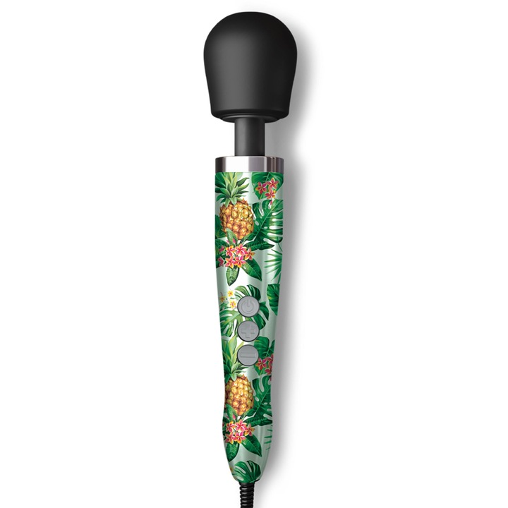 Aparat stimulare intima, Doxy, Die Cast, aliaj/silicon, intensitate reglabila, 6 cm, multicolor