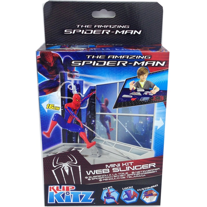Сглобяем Klip Kitz Spiderman с декор и аксесоари, WebSlinger, 890043
