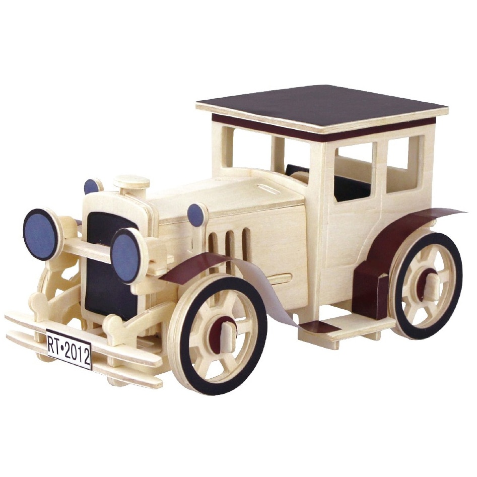 Puzzle Lemn 3D Robotime Classic Car 1