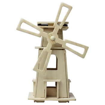 Puzzle Lemn 3D Robotime Moara W 130 Puzzle Lemn 3D Robotime Moara W 130