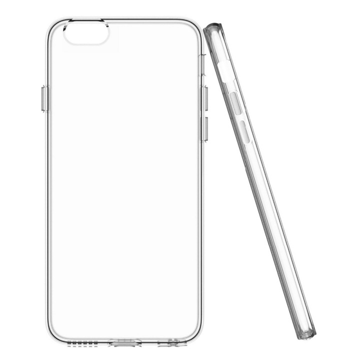 iPhone 7 Plus / 8 Plus kompatibilis szilikon hátlaptok, vékony, átlátszó, 1mm