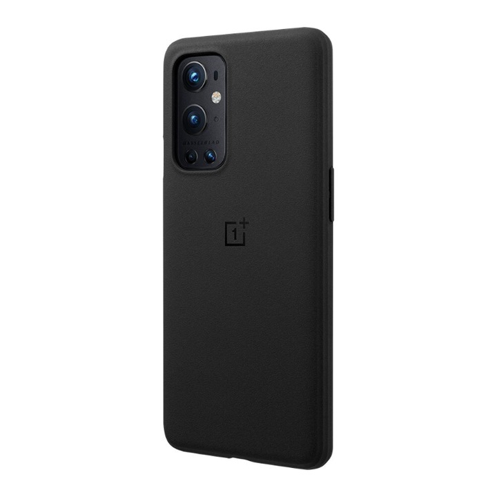 Защитен калъф OnePlus, съвместим с OnePlus 9 Pro, силикон, SandStone, черен