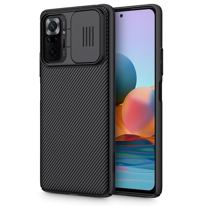 Кейс за Xiaomi Redmi Note 10 Pro Nillkin camshield pro черен
