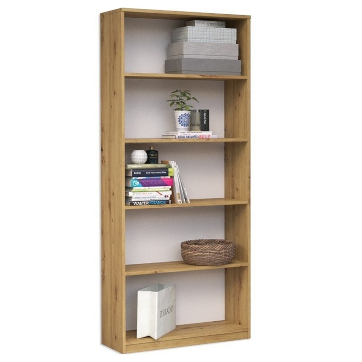 Рафт за книги TOP E SHOP Artisan 60см бял