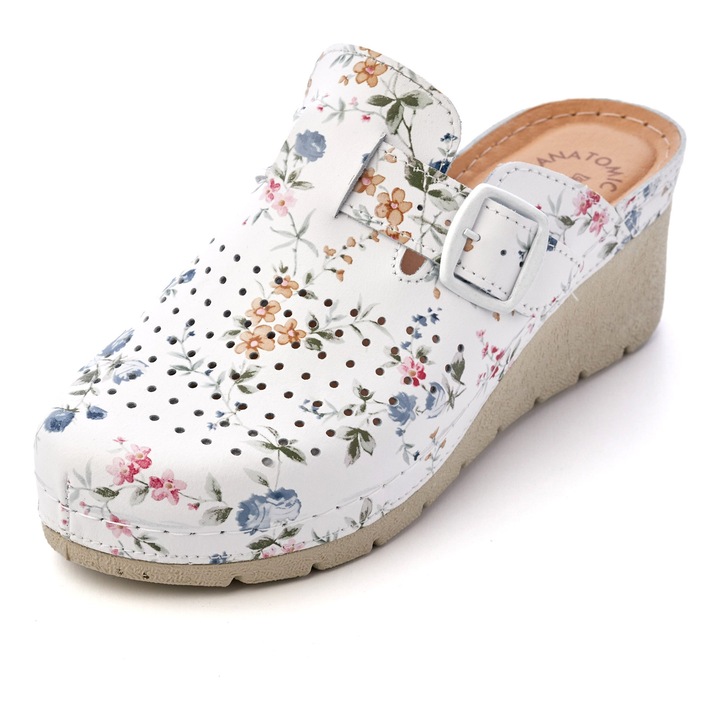 Saboti medicinali piele dama Tellus 27-09, Floral, 37
