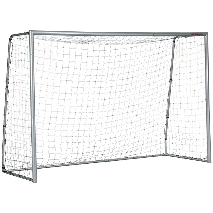 Футболна врата SPORTNOW, 300x120x200см, сива