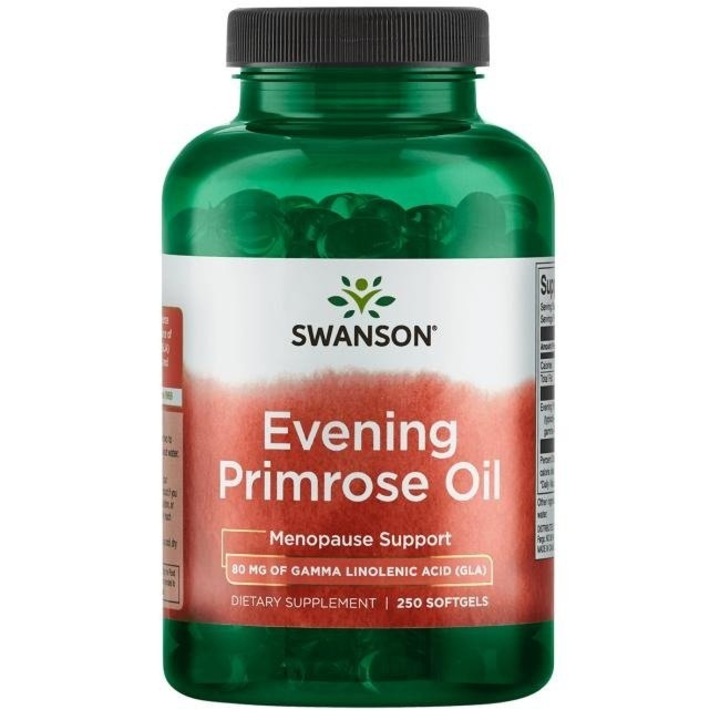 Ulei de primula Swanson, 500 mg, 250 capsule