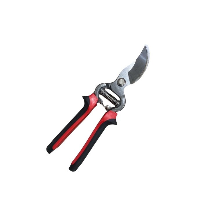 Foarfeca pentru curatat via si pomii, maner rosu - negru, AVI-2459