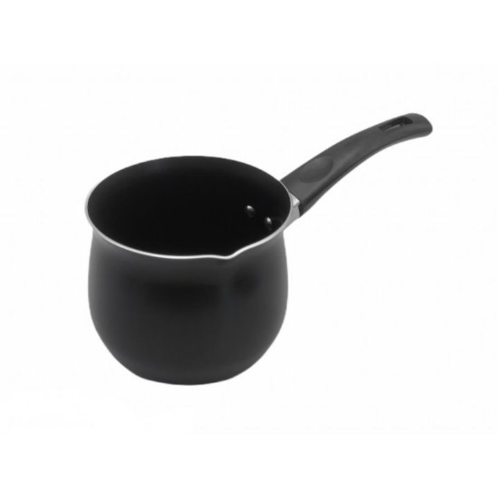 Ibric metalic, 24x11x9.5 cm, Negru