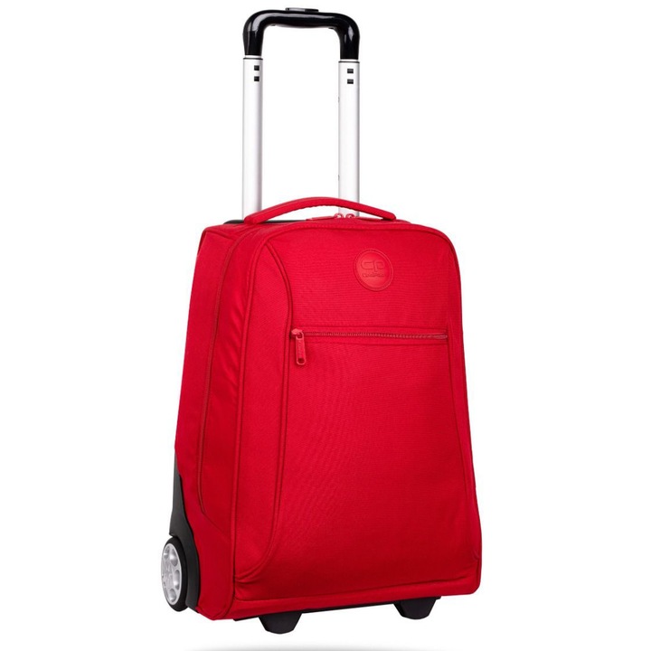 Ученическа раница на колела CoolPack, Compact RED, 36 x 48 x 25 cm, Червен