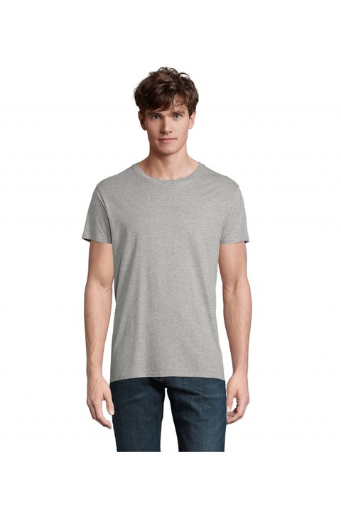 Férfi póló Sol's Crusader, slim fit - So03582, Szürke