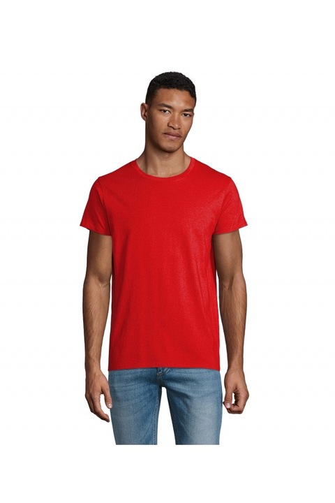 Férfi póló Sol's Crusader, slim fit - So03582, Piros