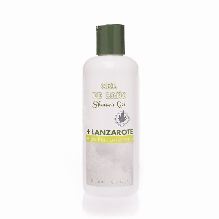Gel de dus, Lanzarote Aloe Plus, Hidrateaza si Catifeleaza Pielea, Cu Aroma Exotica, Delicata si Relaxanta, Revitalizeaza si Improspateaza, Ideal pentru Ingrijirea zilnica dupa plaja si soare, 250 ml