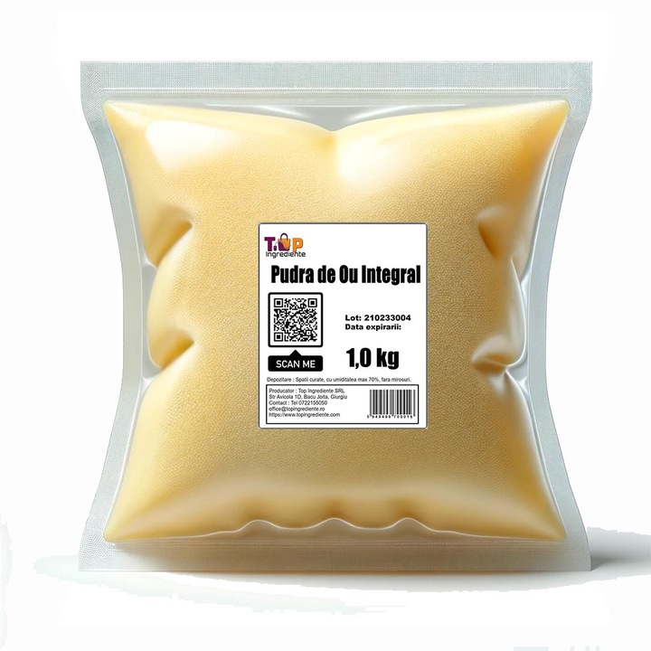 Egész tojáspor süteményekhez (1 kg-os zacskó)