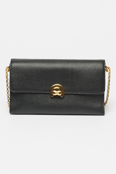 COCCINELLE, Binxie keresztpántos bőrtáska, Fekete