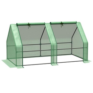 Sera de gradina Outsunny, otel/polietilena, 180x90x90cm, Verde