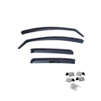 Paravanturi fata-spate flexibile, fumurii, rezistent UV, compatibile BMW Seria 3, E90 2005-2011/ Sedan, cleme montaj incluse, 4 bucati
