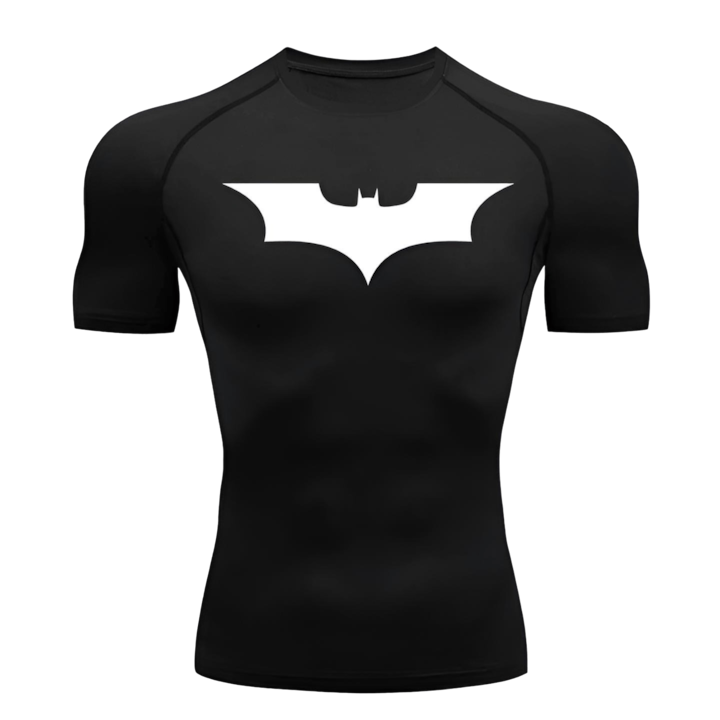 Tricou Sport pentru Barbati, Model Batman, Negru